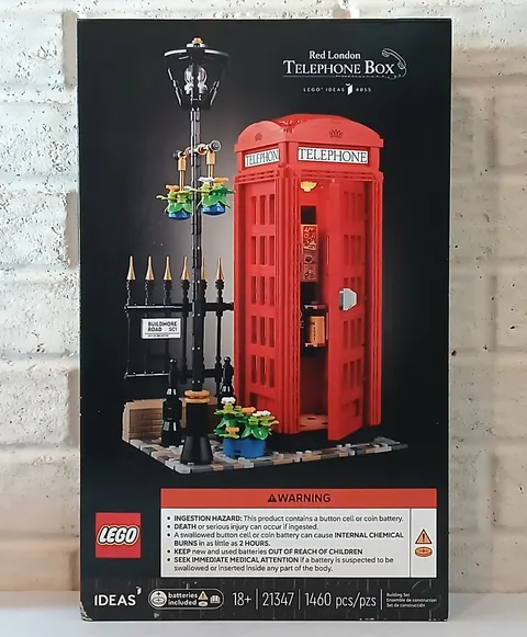 LEGO Red London Telephone Box 21347 - NEW - SEALED - Ideas