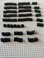 Lego Black Castle Inverted Slopes Mixed Sizes Bulk Lot 98 pcs Used