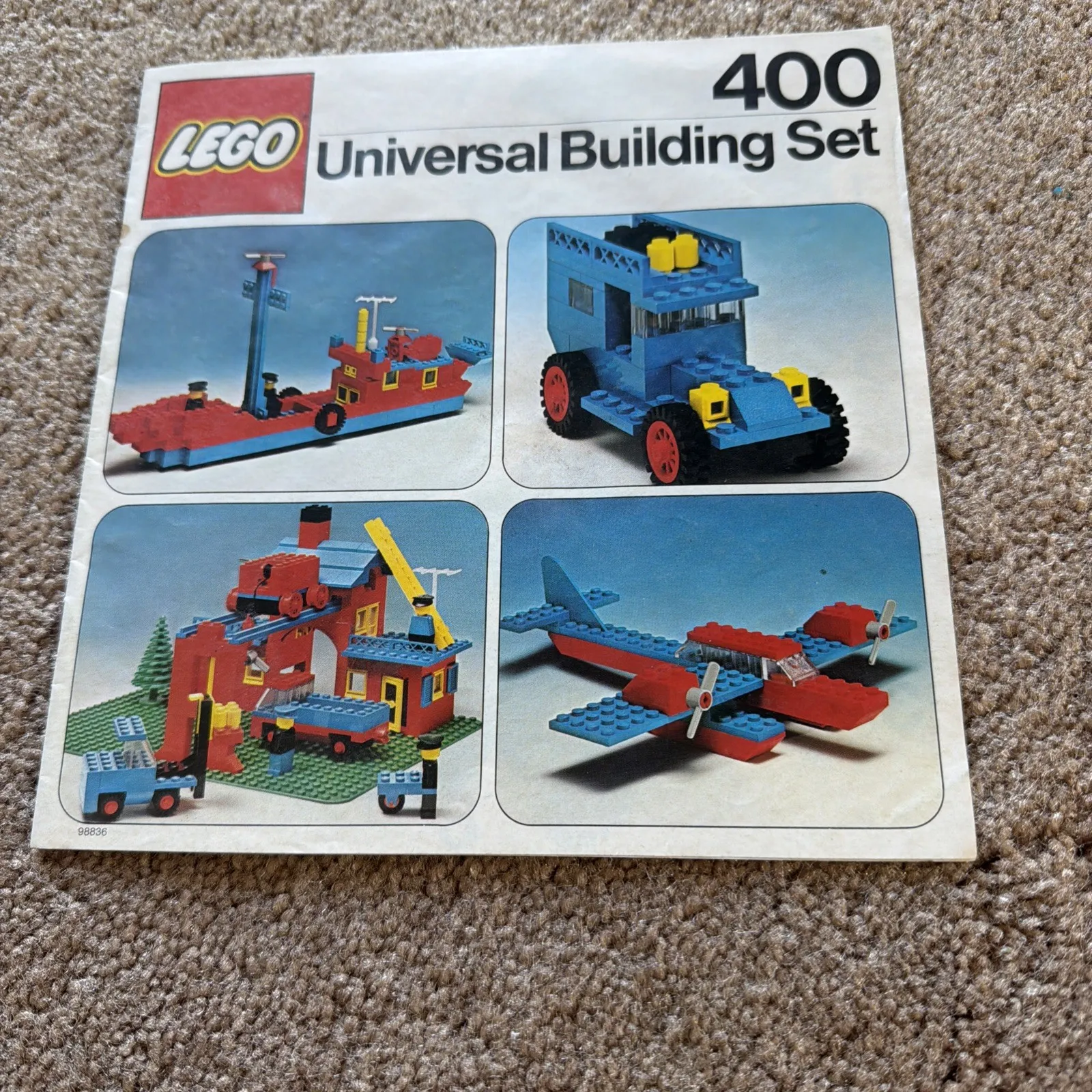 lego universal building set 400 1976 Instructions Only