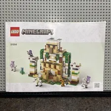 LEGO Minecraft 21250 Iron Golem Fortress Manual - Manual Only / No LEGO Set
