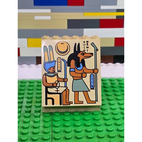 LEGO Panel 4x6x6 Sloped With Hieroglyphics 1998 - 1 Ct