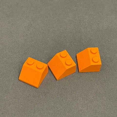 Lego 3039 6227 Orange Replacement Parts Pieces Lot of 3
