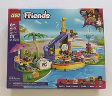 LEGO Friends Fun Water Park Day Building Toy with Minidolls and Pets 42676