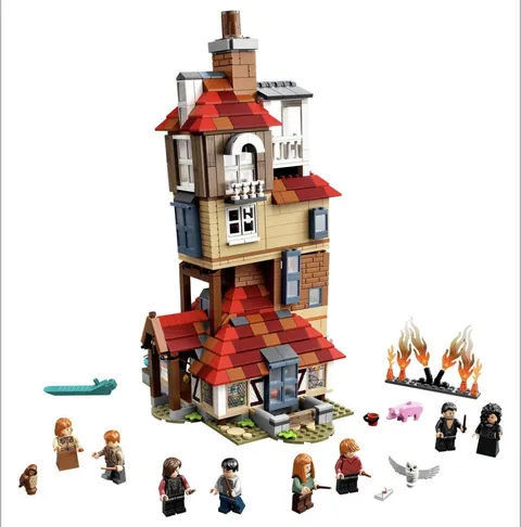 LEGO Harry Potter Attack On the Burrow 75980 - Used, No Minifigs