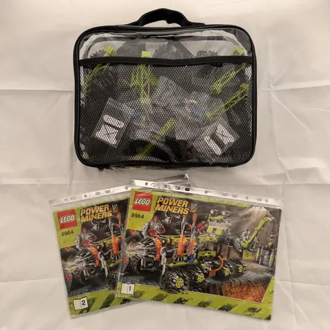 Lego Power Miners Titanium Command Rig 8964 100% Complete with Instructions. 