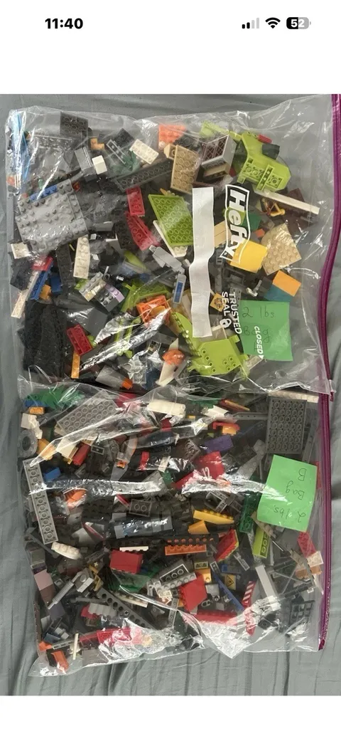 4 Pounds Of Lego Bricks Pieces Parts - See Video! (Lot AB)