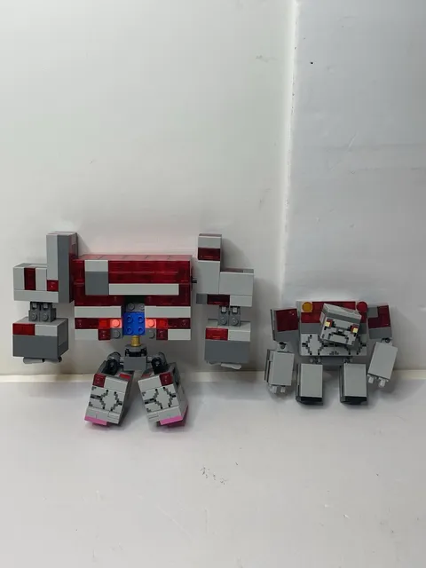 INCOMPLETE LEGO Minecraft 21163 Redstone Monstrosity Body Redstone Golem Figure