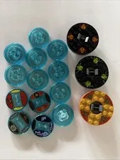 Lot Of 3 Lego Ninjago Spinners & 13 Demensions Discs
