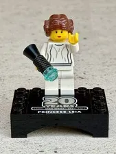 LEGO Star Wars Minifigure - Princess Leia 20th Anniversary w/ Stand (sw1022)