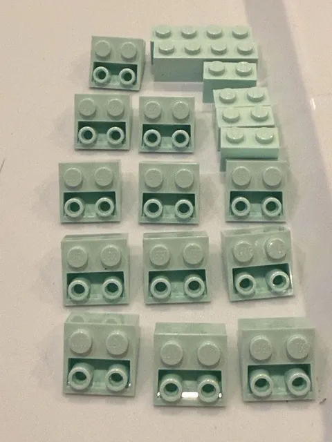 LEGO Light Aqua Blocks Parts Pieces Lot