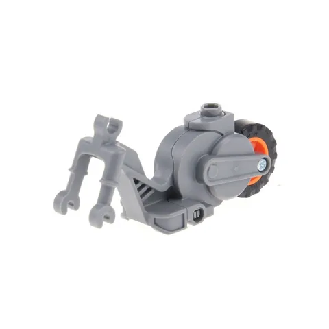 1x LEGO Motorcycle Flywheel Stuntz Dark Gray Wheel Orange 6391388 69869c02