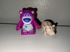 2009 Lego Disney Toy Story Lotso Bear Minifig Dirt Version & Hamm Dirty Version