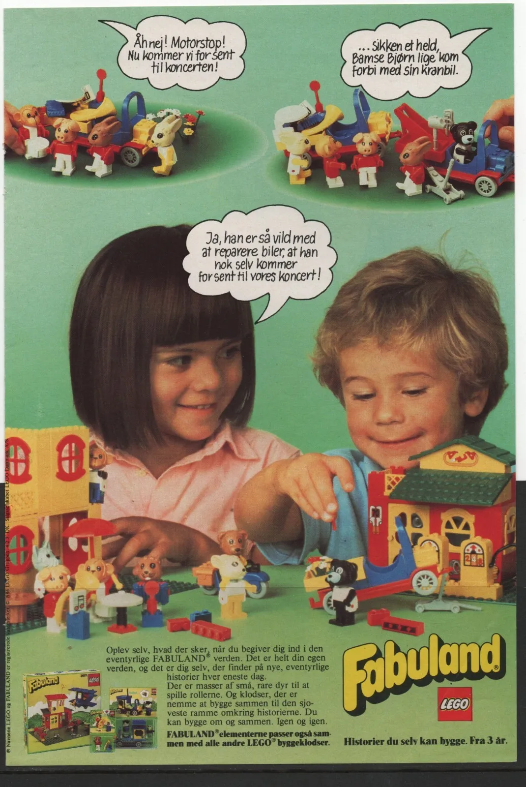 LEGO ADVERTISING INSERTS #  1-1979 # FABULAND # 1984 #