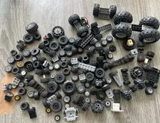 🔥 Bulk Lego Over 1 lbs + • Wheel & Tire Legos Huge Variety • Assorted Sizes