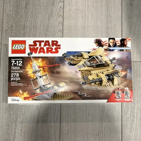 LEGO Star Wars Sandspeeder 75204 278pc Box Set Complete Set Plastic Ages 7-12