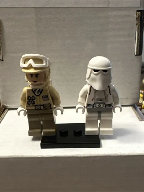 Lego Star Wars Snowtrooper & Hoth Rebel Trooper Lot Sw0259 & Sw0115