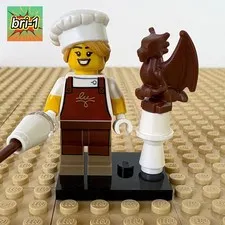 LEGO Minifigures: Chocolatier, BROWN DRAGON, col29-7, 71052, SERIES 29, 2026