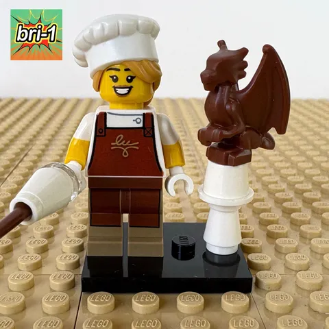 LEGO Minifigures: Chocolatier, BROWN DRAGON, col29-7, 71052, SERIES 29, 2026