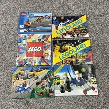Lot of 7 Vintage Lego Legoland Booklet Books 1980s 80s