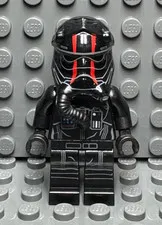 Lego Star Wars First Order TIE Fighter Pilot Red Stripes Minifigure sw0860 75179