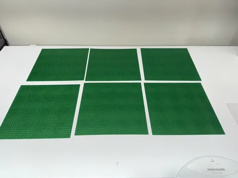 Lego Green Baseplate 32 x 32 3811 For Creator, Modular, City, Pack Of 6