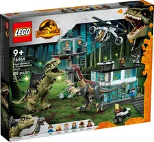 LEGO 76949 Jurassic World - Giganotosaurus & Therizinosaurus Attack NEW & Sealed