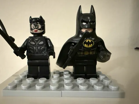 Authentic LEGO Super Heroes Catwoman DC Batman Minifigure Black Suits