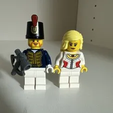 Lego Chess King & Queen Imperial Soldier Pirates Minifigures pi176 pi177 40158