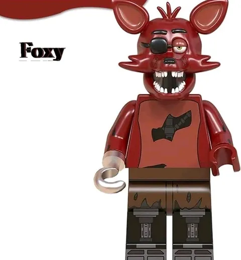 Lego Five Nights At Freddy 's Halloween Horror Foxy FNAF Newcustom Minifiguremoc