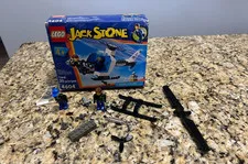 Lego Juniors Jack Stone # 4604 Police Copter 2001 Incomplete W/Box