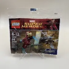 LEGO Marvel: Iron Man Vs. Fighting Drone (30167) - New Sealed Polybag