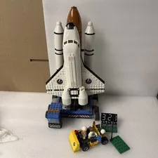 LEGO City Spaceport 60080 Space Shuttle 98% Complete With Minifigures No Manuals