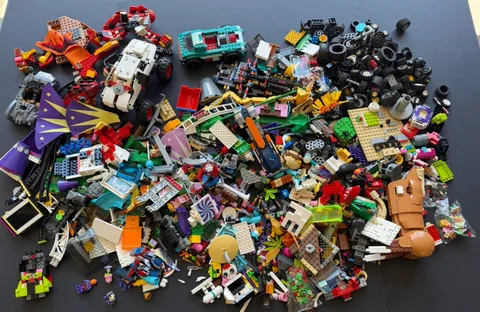 10 LB LEGO Bulk Lot Dragon Horse Pirate Ship Cars Monster Truck Wheels