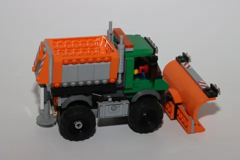 LEGO City 60083 Snowplow Truck Used No Box Or Instructions 95% Complete