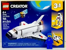 LEGO 31134 Creator 3 in 1 Space Shuttle 144 Pcs Building Toy New Sealed NISB