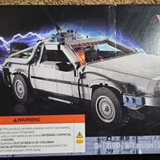 LEGO Icons Back to the Future Time Machine 10300 Set, 1872pcs, Marty McFly
