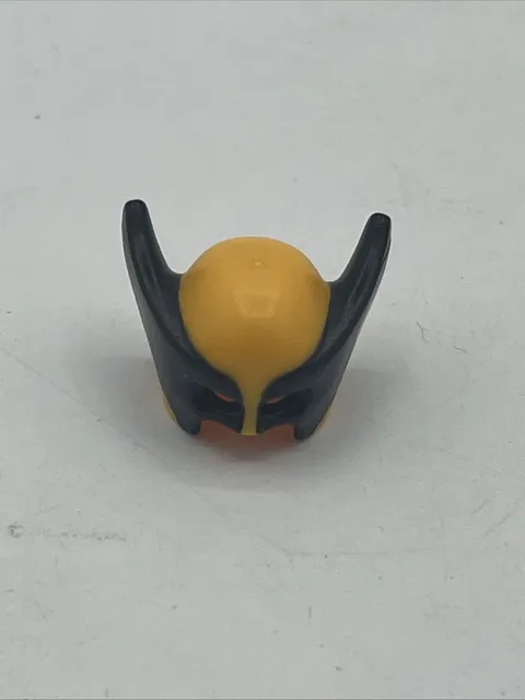 LEGO - Minifig, Headgear Mask Wolverine w/ Black Pointed Sides Pattern