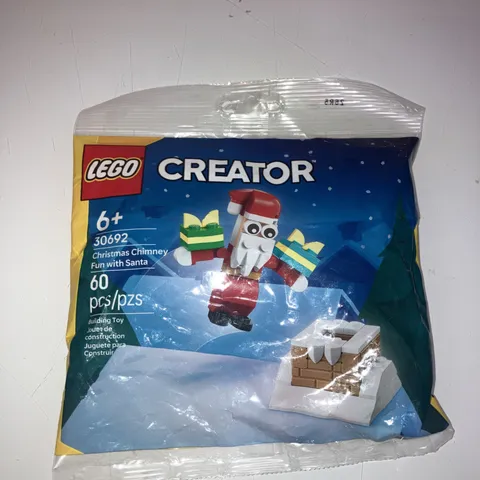 New LEGO Creator Christmas Chimney Fun with Santa #30692 60 pcs