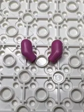 LEGO 981 & 982 Dark Pink Minifigure Replacement Arms x2 - 1 Pair Left Right