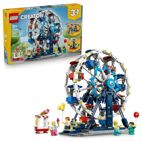LEGO Creator 3 in 1 Iconic Ferris Wheel Fairground Ride Set 31170 Age 8+