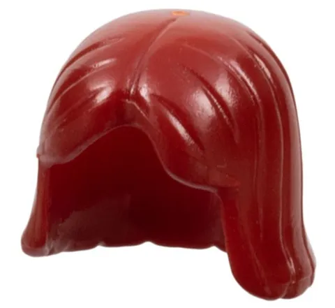 Lego Part 4530 Alpha Team Cam Minifig HAIR Dark Red Female Wig D420