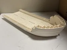 Lot of 4 USED Lego White Boat Hull Pieces Ship