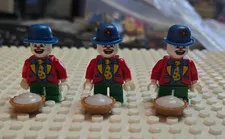 Lego Minifigure 3 x Small Clown, Series 5 col073