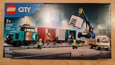 LEGO City Harbor Freight Train with Crane & Truck 60509