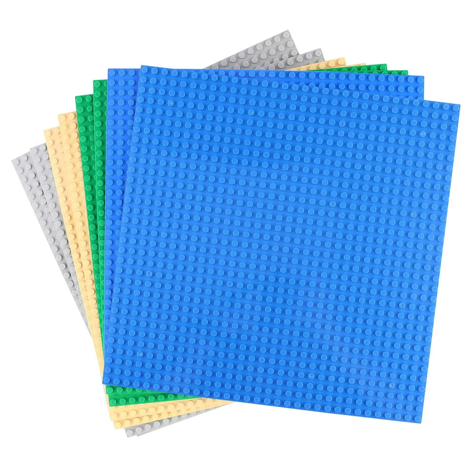 Building Plate Compatible with Most Brands,8 Plate Set Classic Base Plate 25.5...