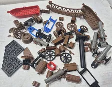 Lot of Vintage Lego Parts Pieces Western Cowboy Pirates Specialty Chest Cannons