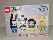 MINT NISB LEGO 40622 Disney 100th Celebration BrickHeadz, 501 pcs RETIRED NEW