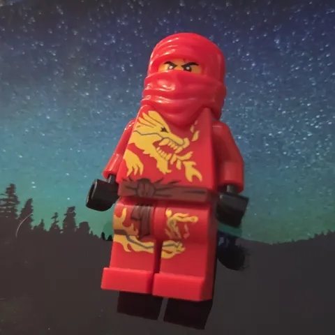 LEGO NINJAGO Kai Red Ninja Minifigure  CUSTOM 2011 Kai DX