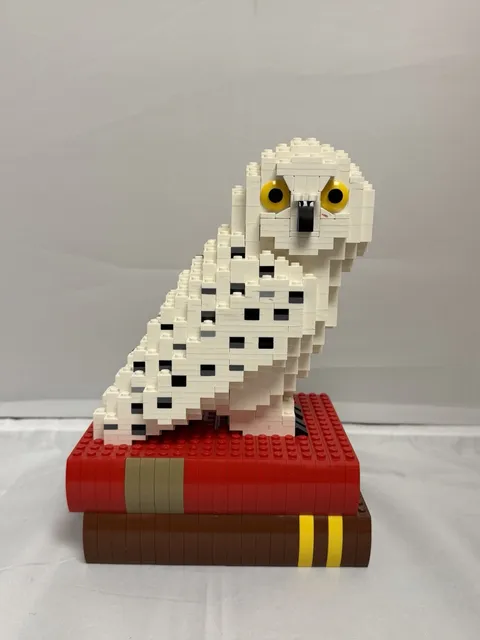 Harry Potter 9" Tall Hedwig Lego Statue Target 20th HP Anniversary Giveaway RARE