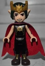 LEGO Minifigure- Goblin King (elf033) Elves Fantasy Trolls Castle